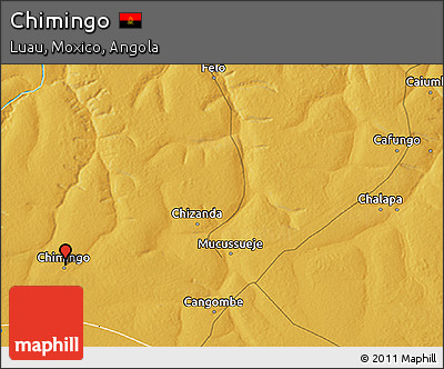 Physical 3D Map of Chimingo
