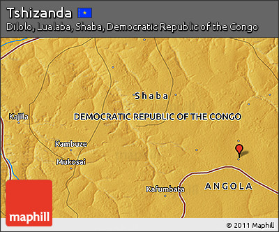 Physical 3D Map of Tshizanda