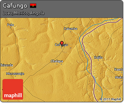 Physical 3D Map of Cafungo