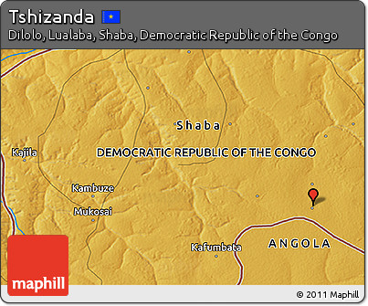 Physical 3D Map of Tshizanda