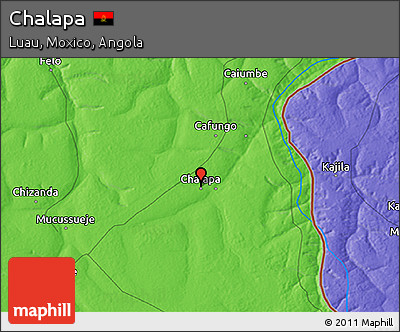 Political 3D Map of Chalapa