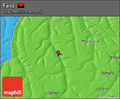 Political 3D Map of Fêlo