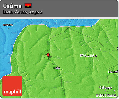 Political 3D Map of Caúma
