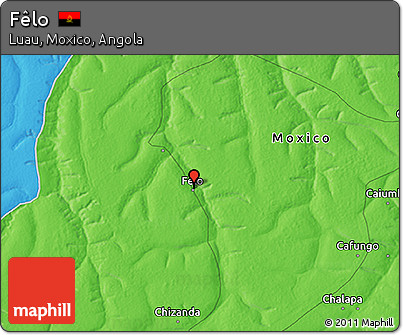 Political 3D Map of Fêlo