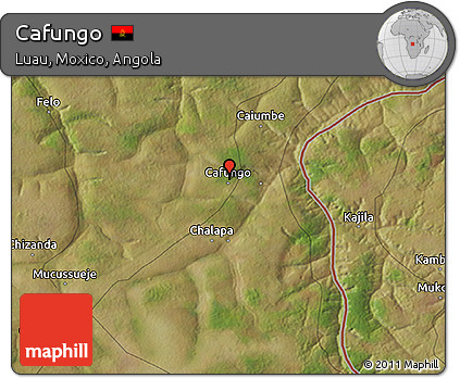 Satellite 3D Map of Cafungo
