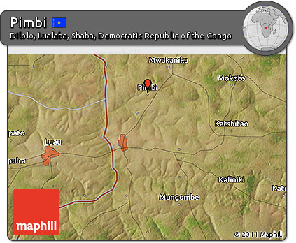 Satellite 3D Map of Pimbi