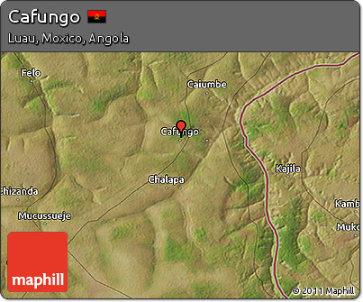 Satellite 3D Map of Cafungo