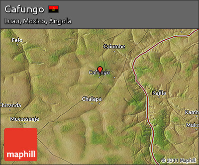 Satellite 3D Map of Cafungo