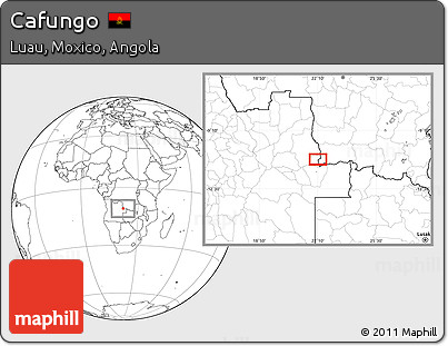 Blank Location Map of Cafungo