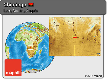 Physical Location Map of Chimingo