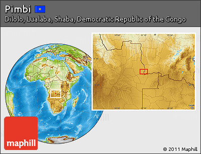 Physical Location Map of Pimbi