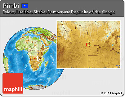 Physical Location Map of Pimbi