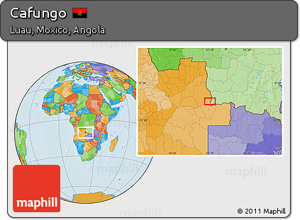 Political Location Map of Cafungo