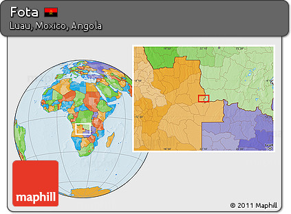 Political Location Map of Fota