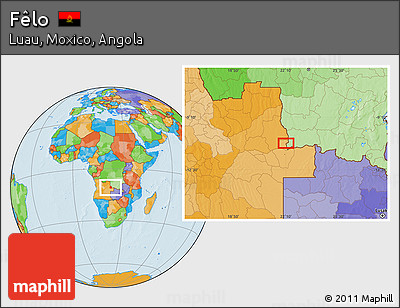 Political Location Map of Fêlo