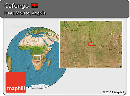 Satellite Location Map of Cafungo