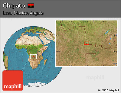 Satellite Location Map of Chipato