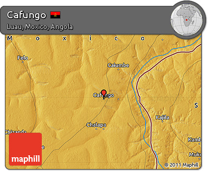 Physical Map of Cafungo