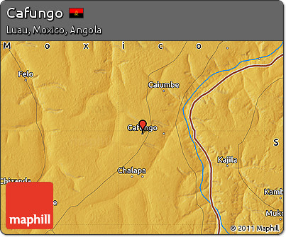 Physical Map of Cafungo