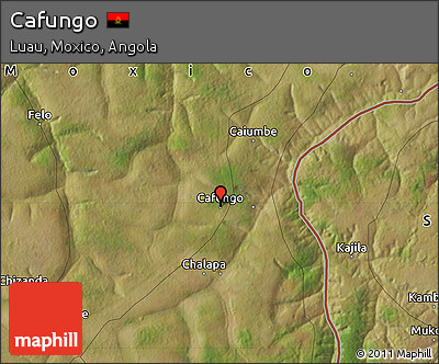 Satellite Map of Cafungo