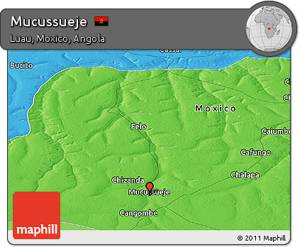 Political Panoramic Map of Mucussueje
