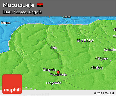 Political Panoramic Map of Mucussueje