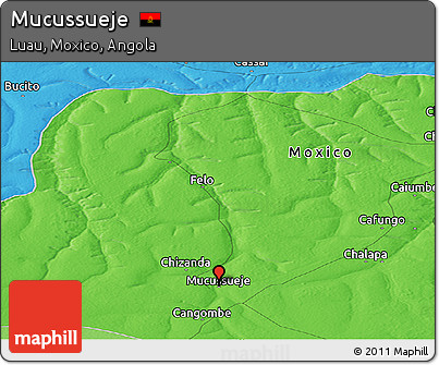 Political Panoramic Map of Mucussueje