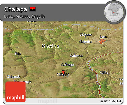 Satellite Panoramic Map of Chalapa
