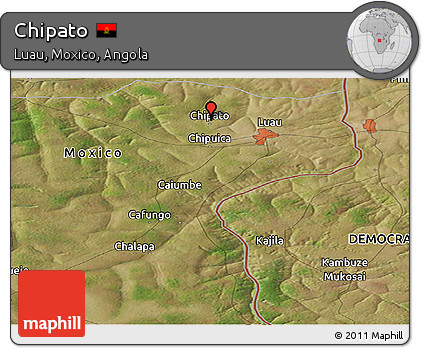 Satellite Panoramic Map of Chipato