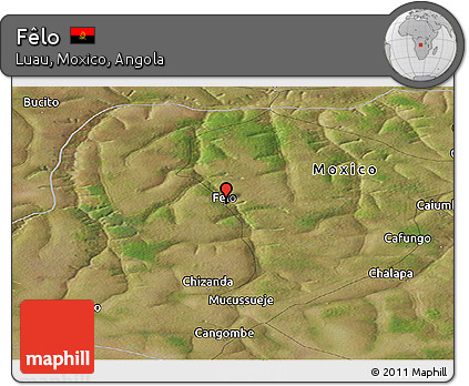 Satellite Panoramic Map of Fêlo