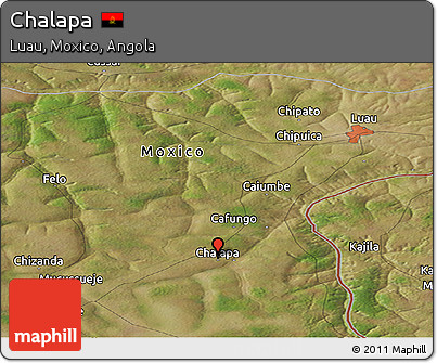 Satellite Panoramic Map of Chalapa