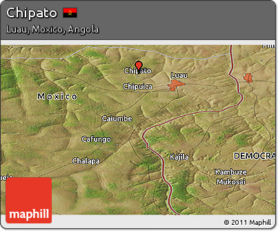 Satellite Panoramic Map of Chipato