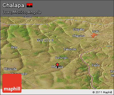 Satellite Panoramic Map of Chalapa