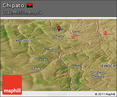 Satellite Panoramic Map of Chipato