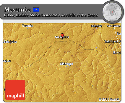 Physical 3D Map of Masumba