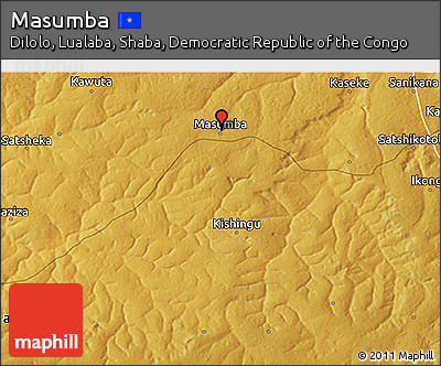 Physical 3D Map of Masumba