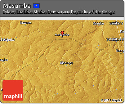 Physical 3D Map of Masumba