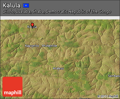 Satellite 3D Map of Kalula