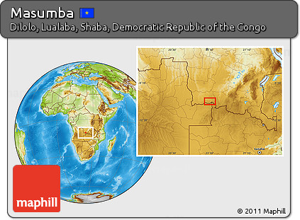Physical Location Map of Masumba