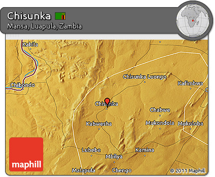 Physical 3D Map of Chisunka