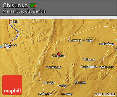 Physical 3D Map of Chisunka