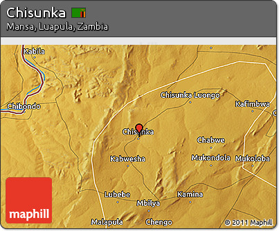 Physical 3D Map of Chisunka