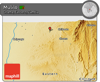 Physical 3D Map of Mulilo