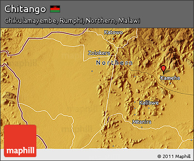 Physical 3D Map of Chitango