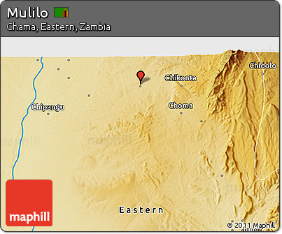 Physical 3D Map of Mulilo