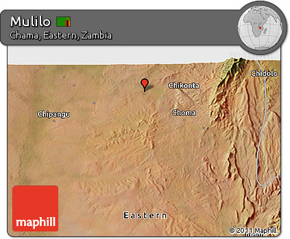 Satellite 3D Map of Mulilo