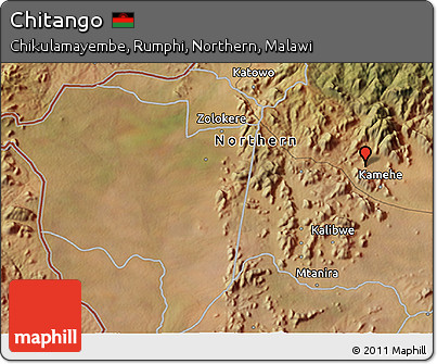 Satellite 3D Map of Chitango