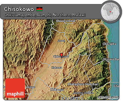 Satellite 3D Map of Chisokowo