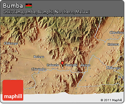 Satellite 3D Map of Bumba