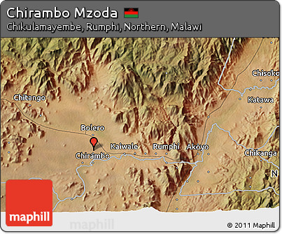 Satellite 3D Map of Chirambo Mzoda